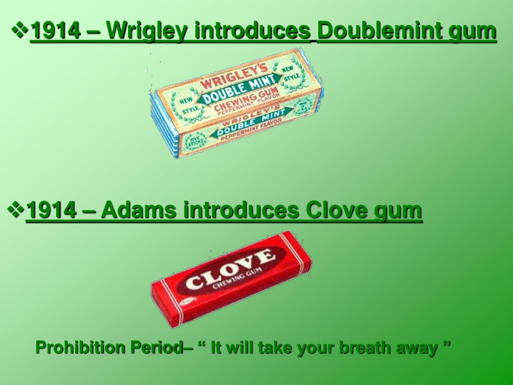 PPT The History of Chewing Gum by Rocky Lundy PowerPoint Presentation ID4765767