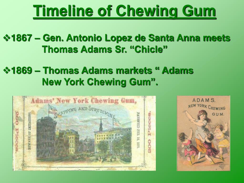 PPT The History Of Chewing Gum By Rocky Lundy PowerPoint Presentation 