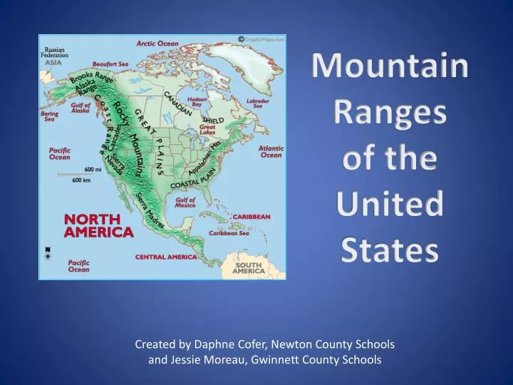 PPT - Mountain Ranges of the United States PowerPoint Presentation
