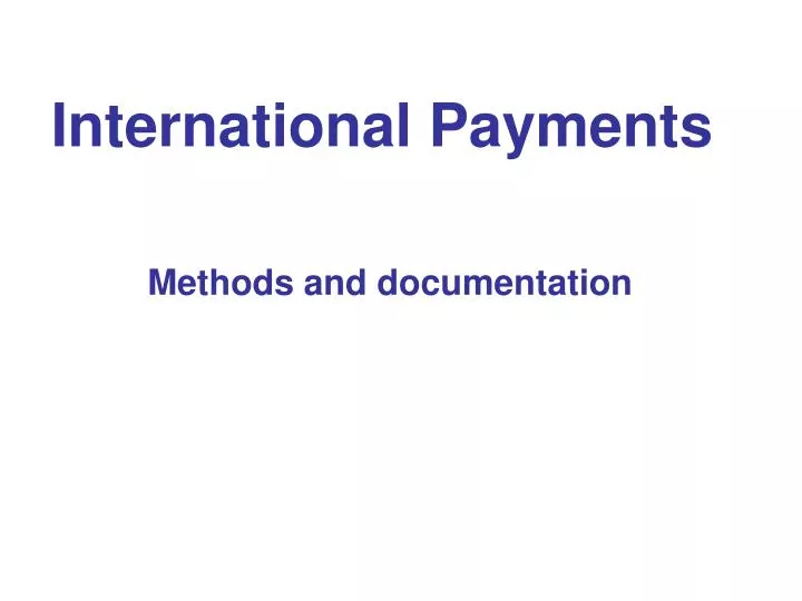 international payments n.