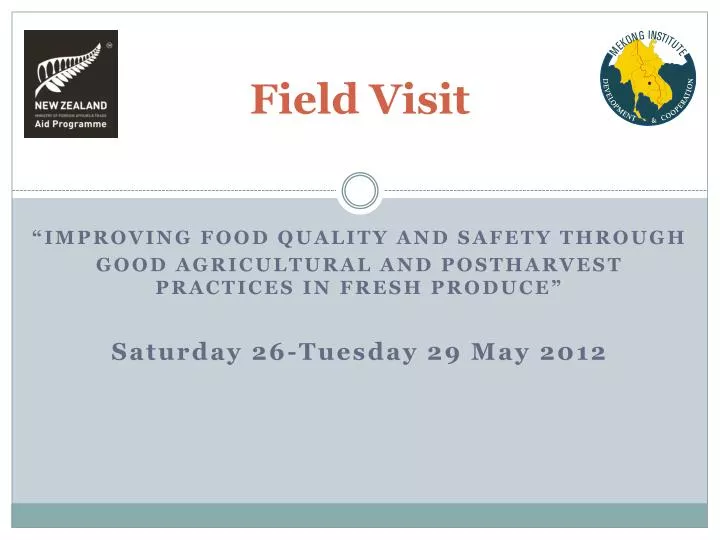 PPT Field Visit PowerPoint Presentation, free download ID4767431