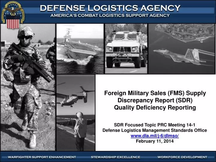 PPT Foreign Military Sales (FMS) Supply Discrepancy Report (SDR