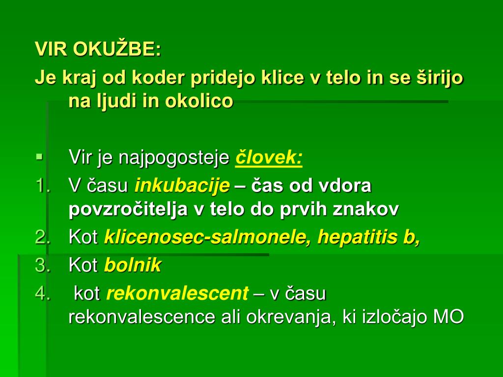 PPT - VIRI IN POTA ŠIRJENJA OKUŽB PowerPoint Presentation, free download -  ID:4768391