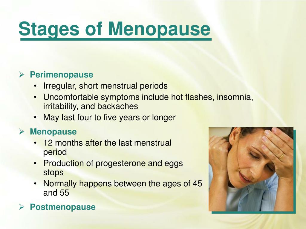 nursing research studies on menopause