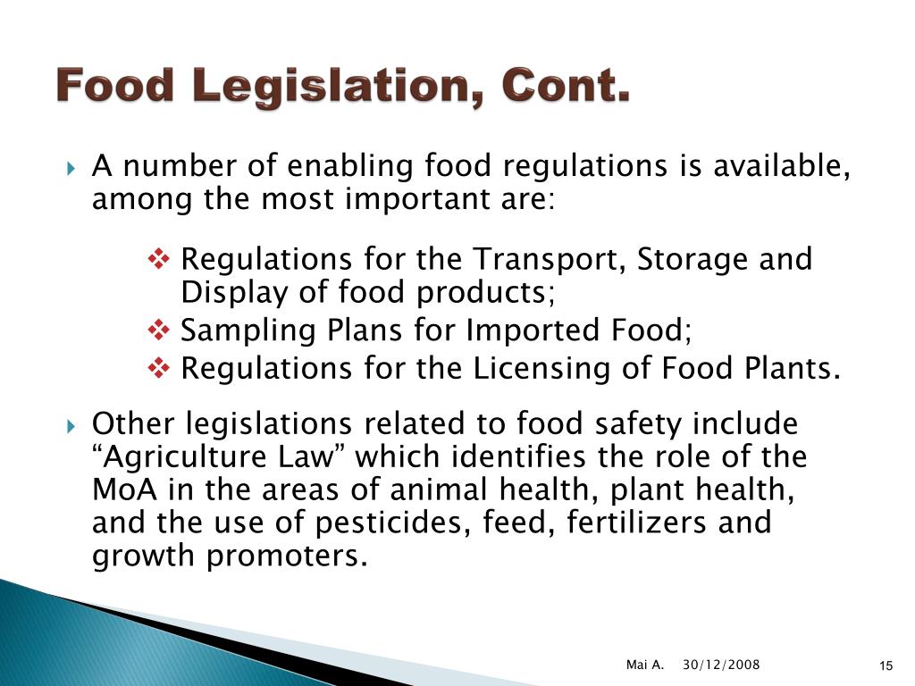 PPT Food Legislations in Jordan PowerPoint Presentation, free