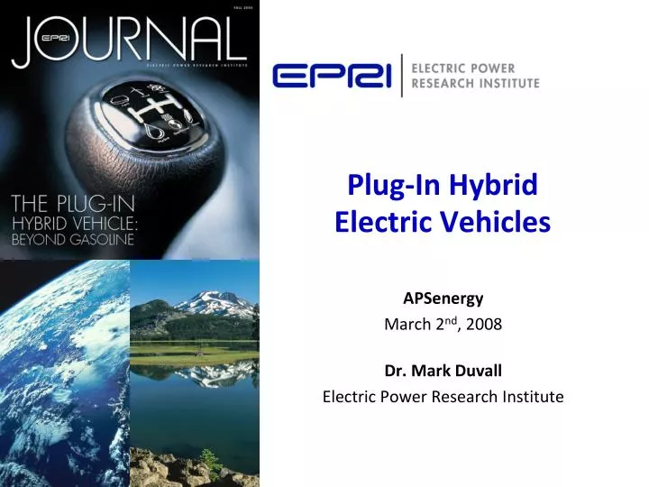 plug in hybrid electric vehicles n.