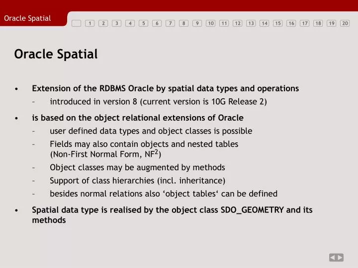 PPT - Oracle Spatial PowerPoint Presentation, free download - ID:4770976