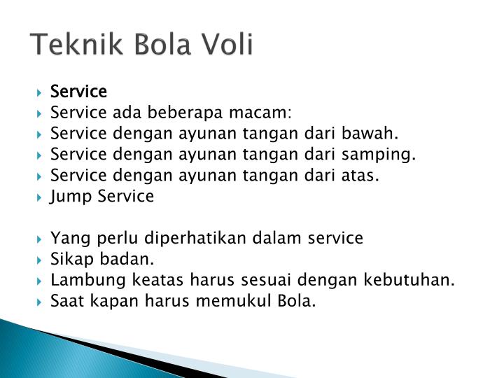 PPT - BOLA VOLLY PowerPoint Presentation - ID:4771523