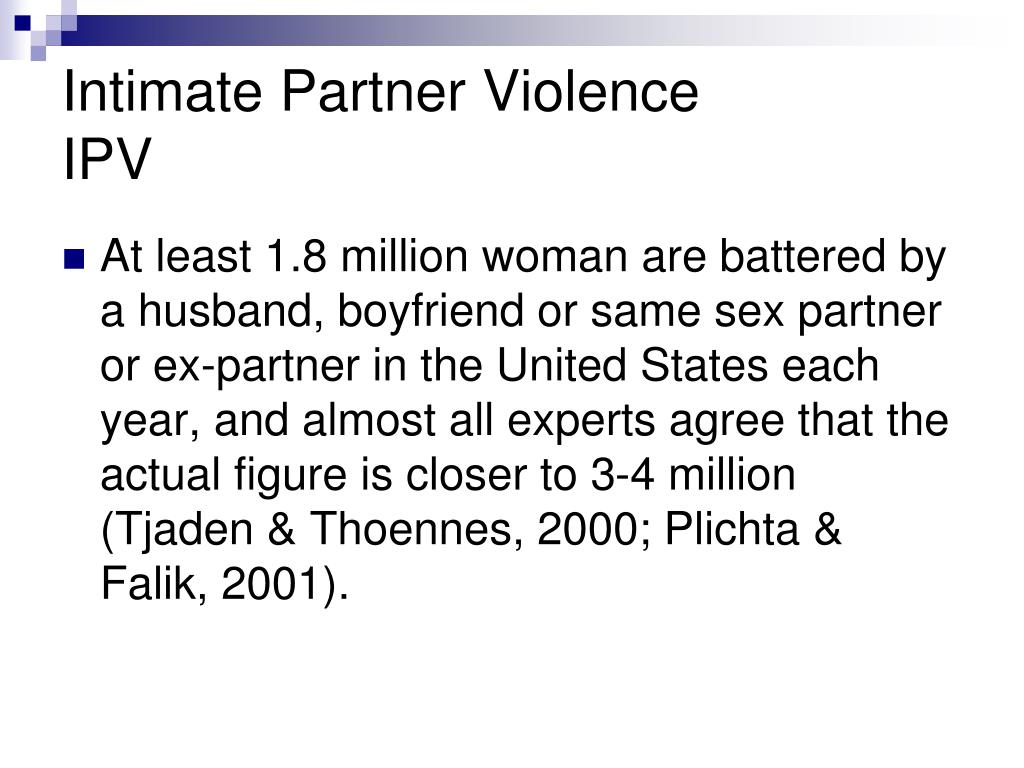 intimate partner violence thesis
