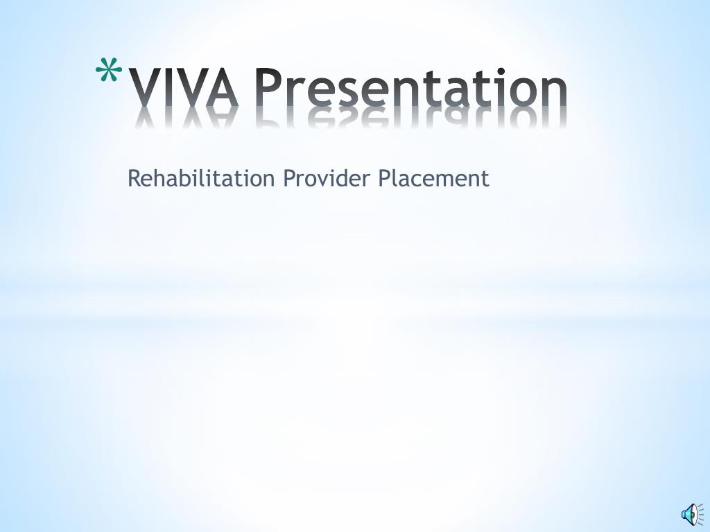 ppt for viva presentation