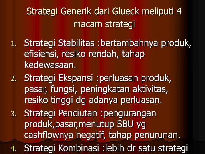 PPT BAB 1 KONSEP KONSEP DASAR MANAJEMEN STRATEGI PPT BAB 1 KONSEP KONSEP DASAR MANAJEMEN STRATEGI