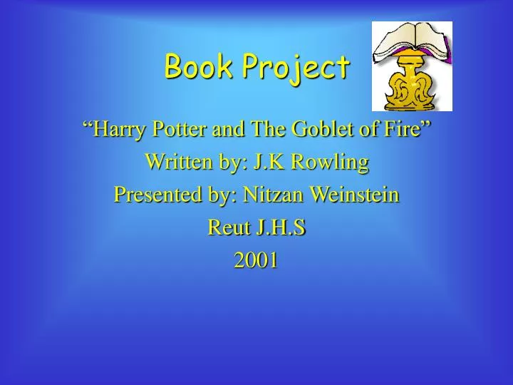 book project powerpoint presentation