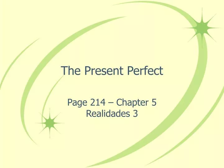 the present perfect n.