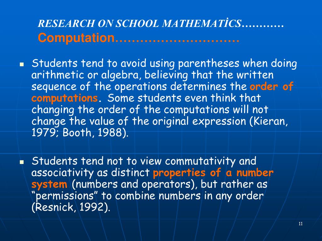 research topic on mathematics education