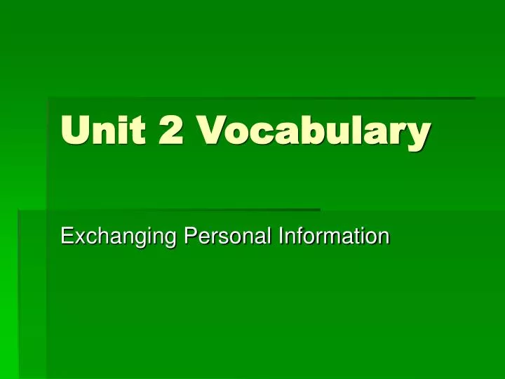 unit 2 vocabulary n.