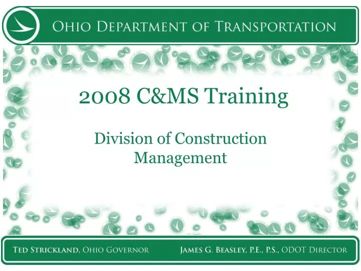 2008 c ms training n.