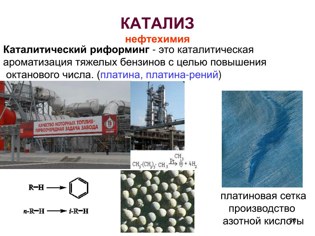 Роль катализа. Катализ презентация. Каталитический риформинг. Катализаторы нефтехимии. Катализаторы для нефтехимических процессов.