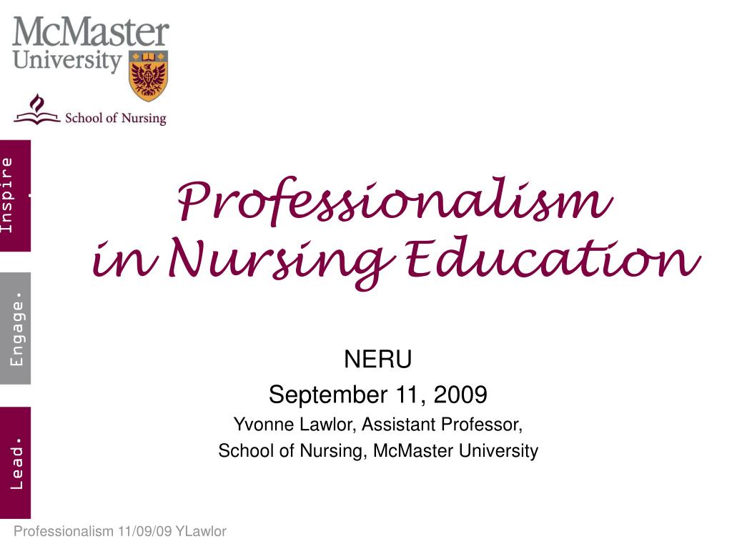 ppt professionalism in nursing education powerpoint presentation professionalism in nursing