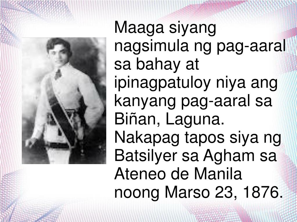 PPT - Dr. Jose Rizal Ang Pambansang Bayani ng Pilipinas PowerPoint