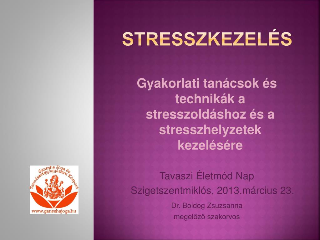 magas vérnyomás és stressz kezelés)