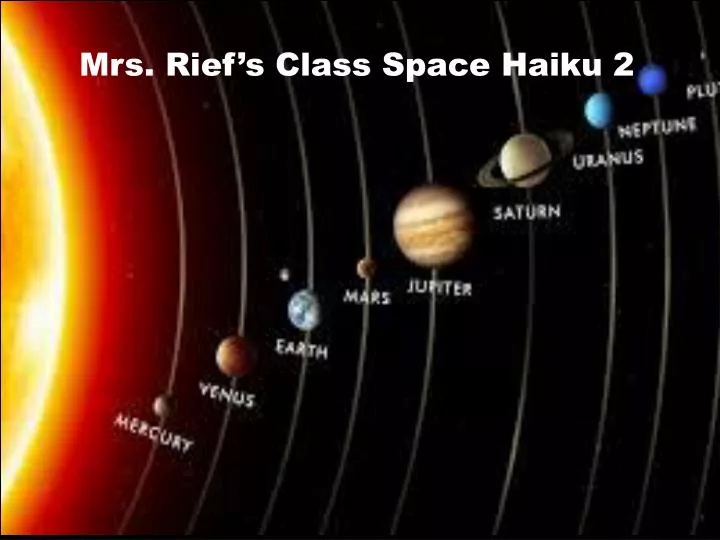 Ppt Mrs Riefs Class Space Haiku 2 Powerpoint