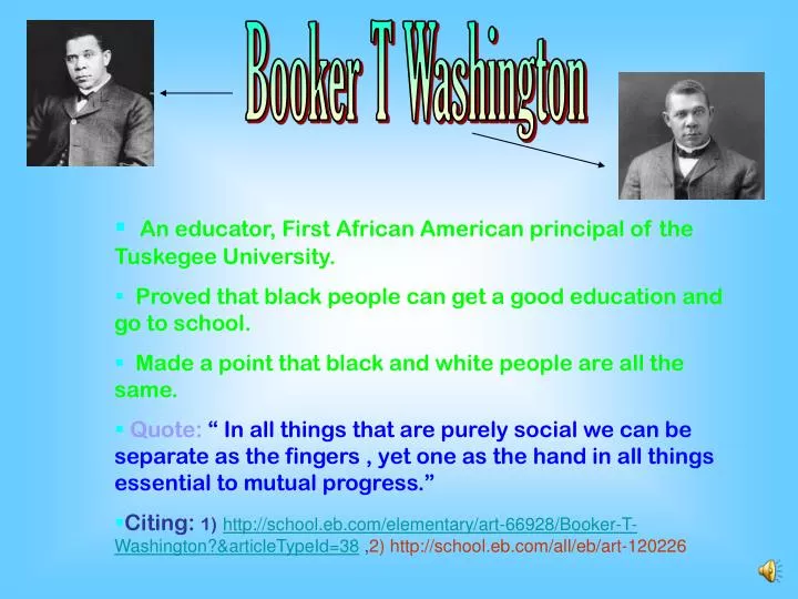 booker t washington 8 pages works cited booker t washington 8 pages works cited