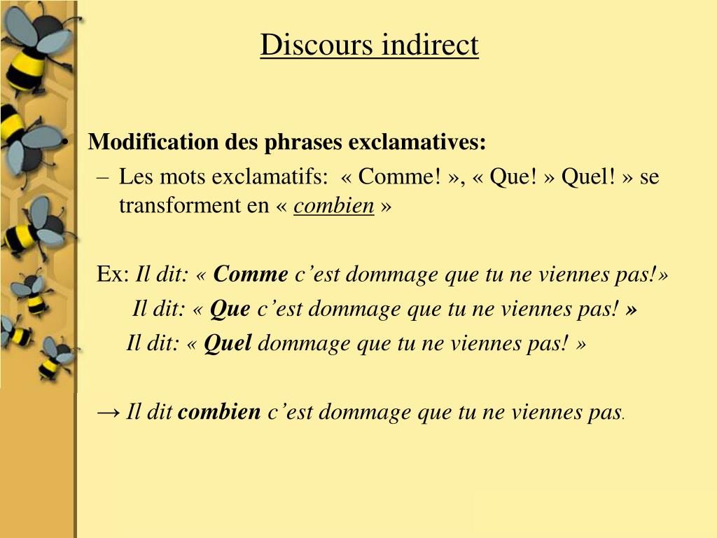 PPT  Français 56 Les discours rapportés PowerPoint Presentation, free