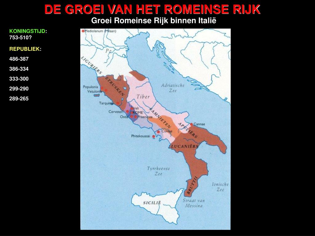 PPT - DE GROEI VAN HET ROMEINSE RIJK PowerPoint Presentation, free