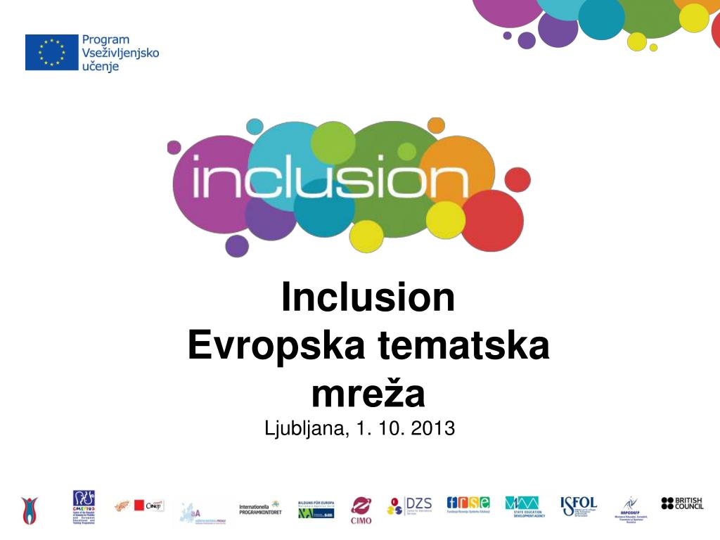 PPT - Inclusion E vropska tematska mreža PowerPoint Presentation, free  download - ID:4782205