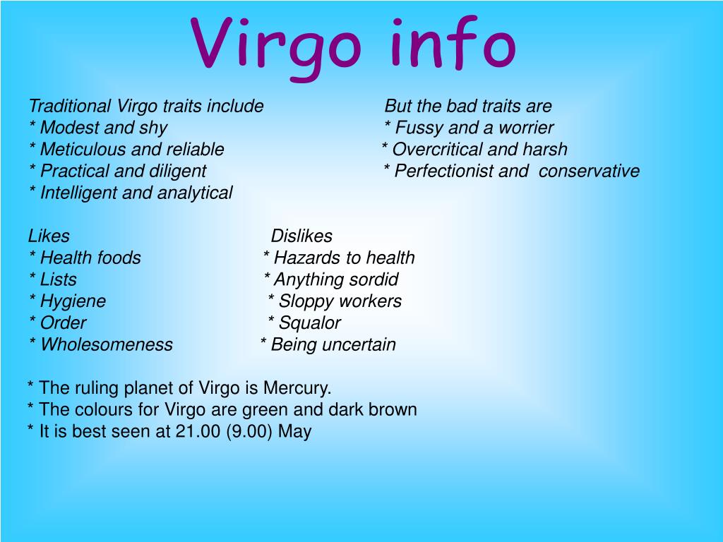 Virgo bad traits