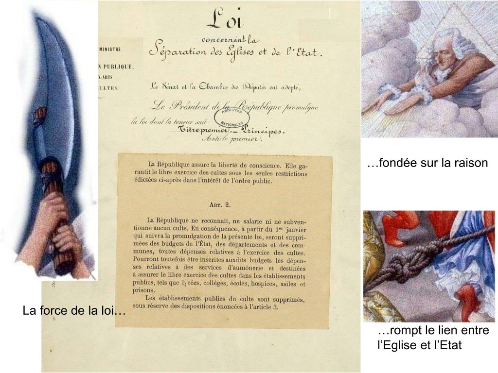 La Séparation De L'église Et De L'état Dissertation