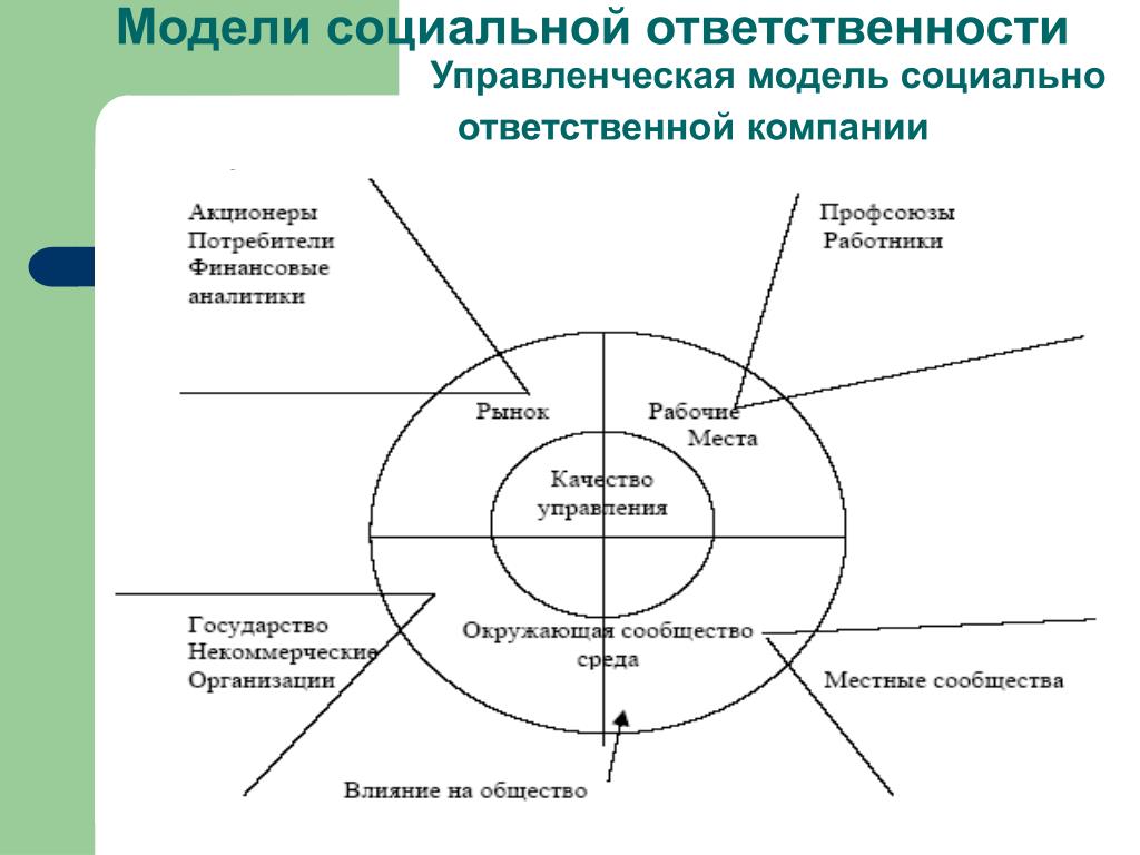 Модель общественной организации