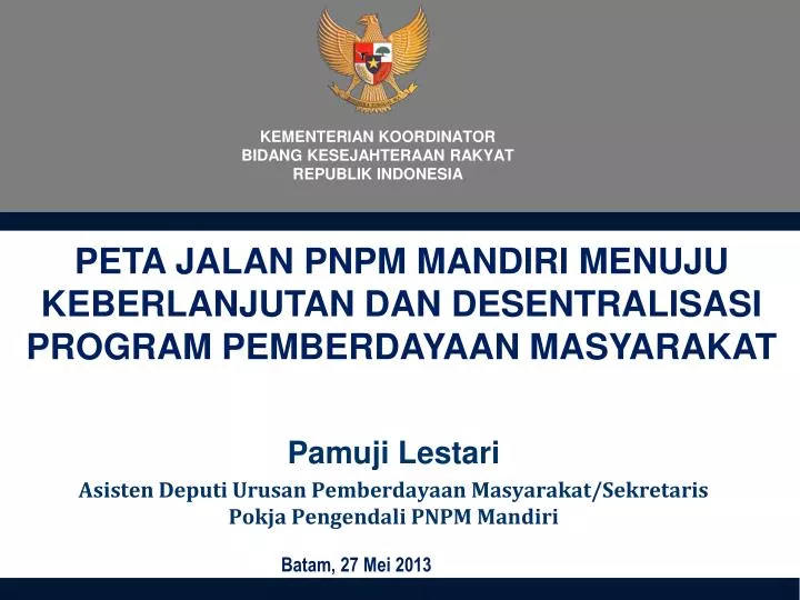 kementerian koordinator bidang kesejahteraan rakyat republik indonesia n.