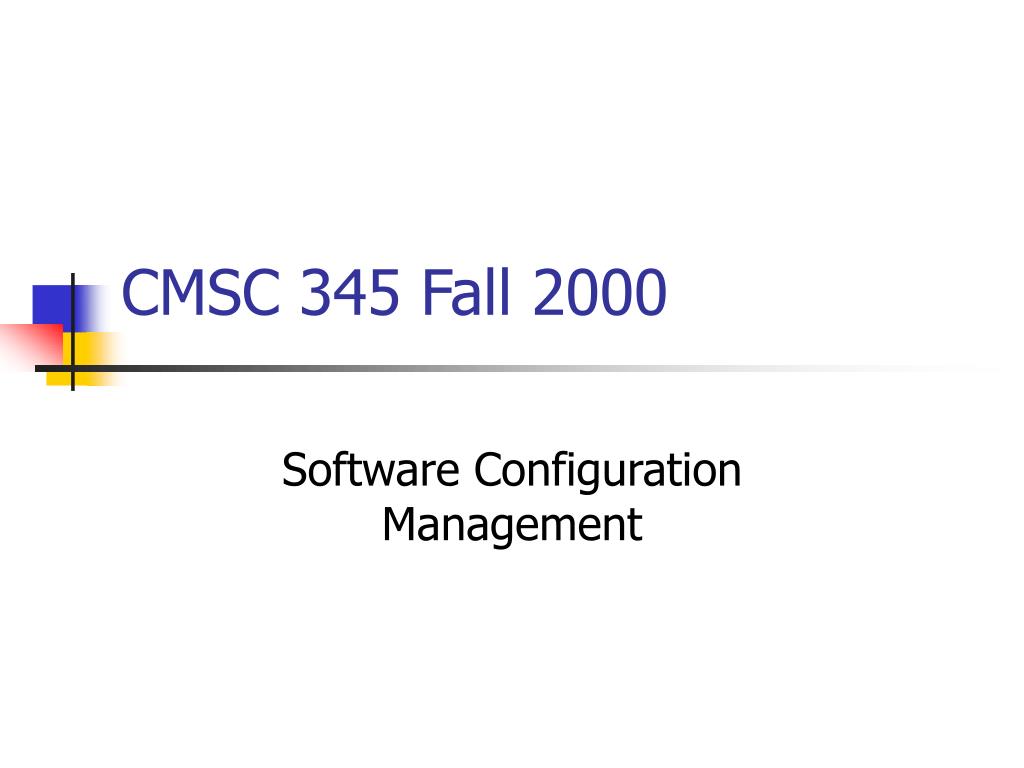 PPT CMSC 345 Fall 2000 PowerPoint Presentation, free download ID
