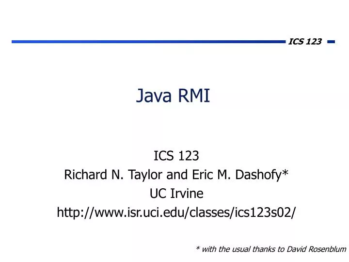 PPT - Java RMI PowerPoint Presentation, free download - ID:4786539 image.