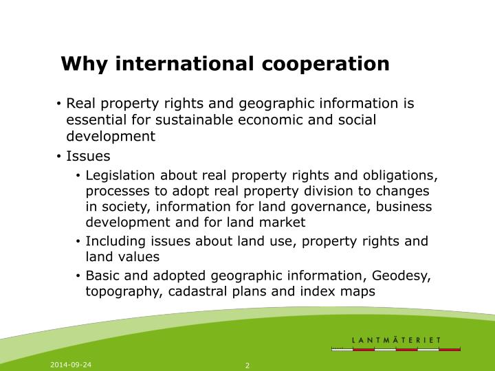why international why international