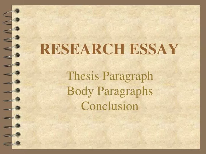 research essay n.