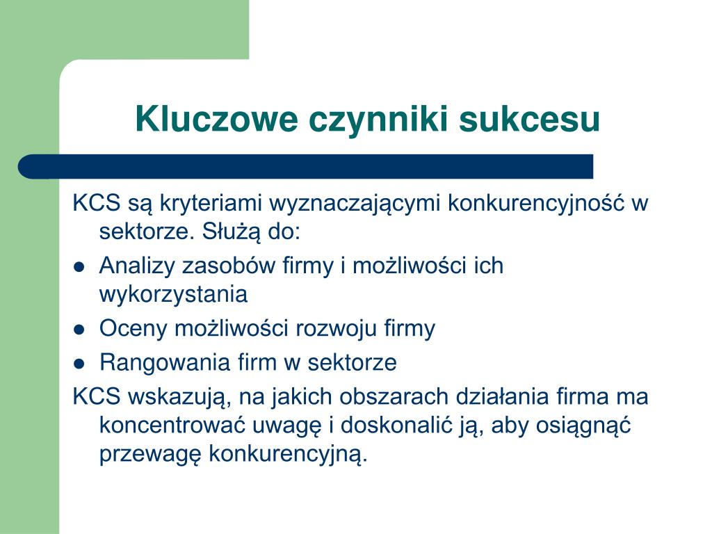 PPT - Zarządzanie Strategiczne (ćwiczenia) PowerPoint Presentation ...