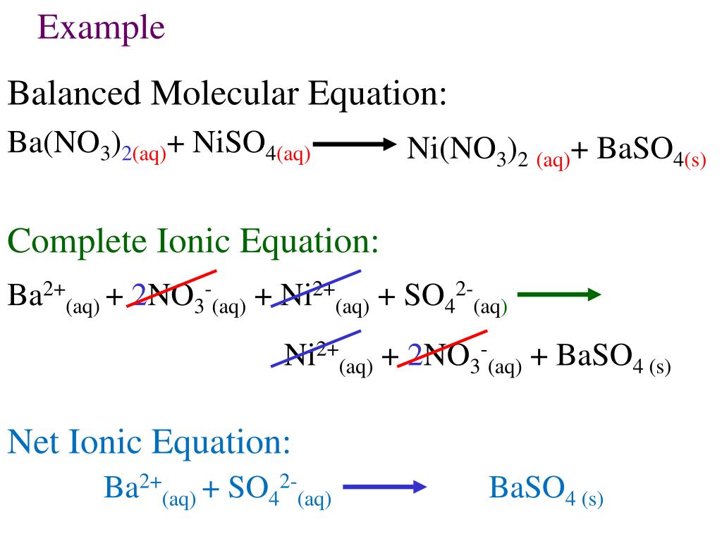 How To Do Net Ionic Equations Step By Step - slide share