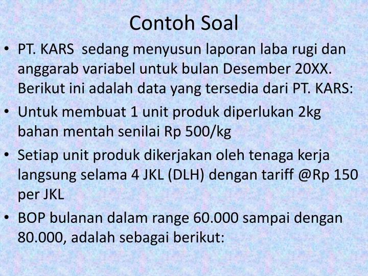 PPT - ANGGARAN VARIABEL PowerPoint Presentation - ID:4789391