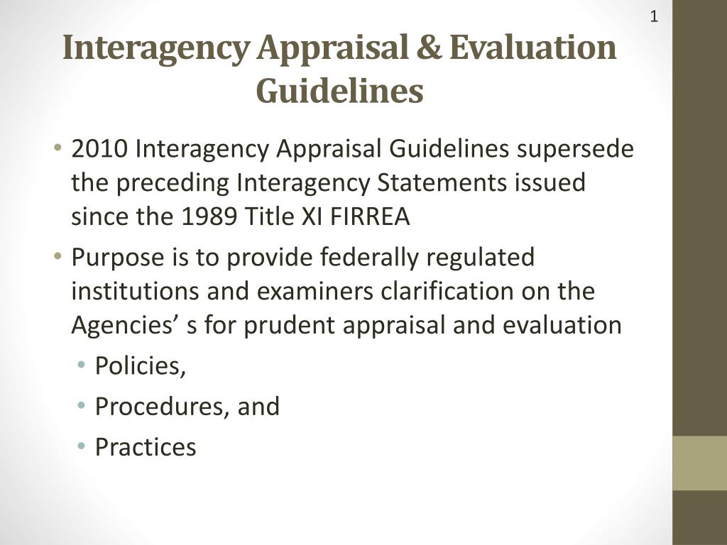 PPT Interagency Rules of Banks & Credit Unions Course No. 011