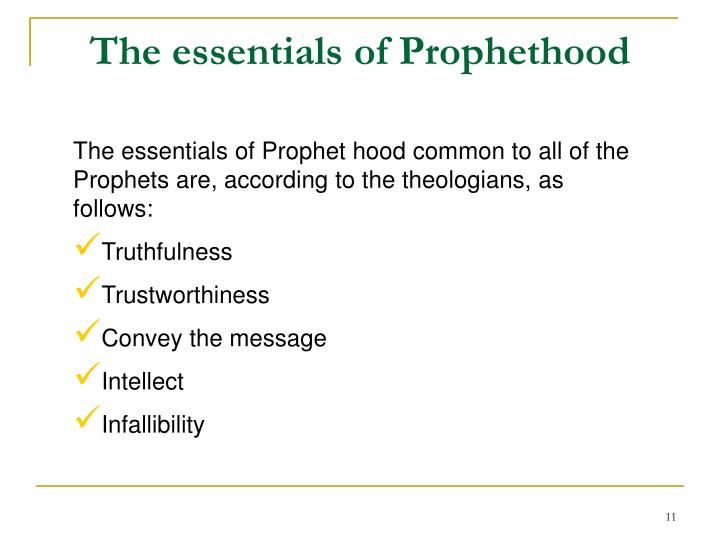 Third Article Of Faith - Belief in Prophethood (Risalah)