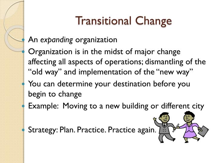 transitional change