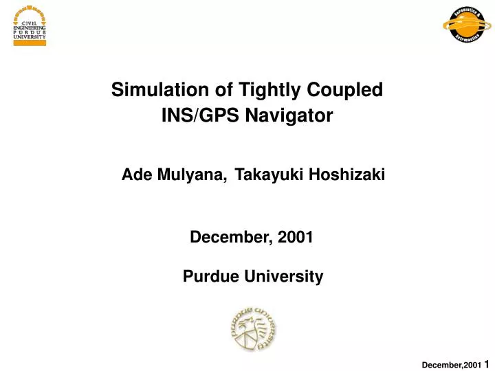 simulation of tightly coupled ins gps navigator n.