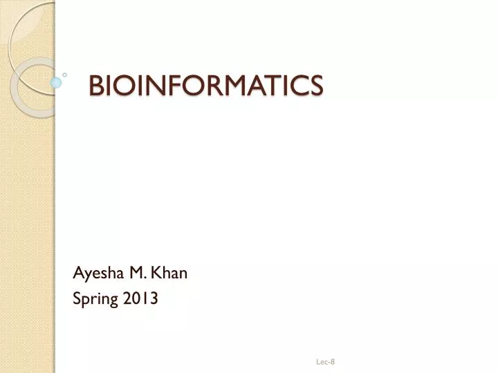 bioinformatics n.