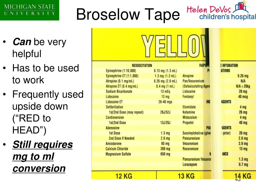 broselow tape newest edition