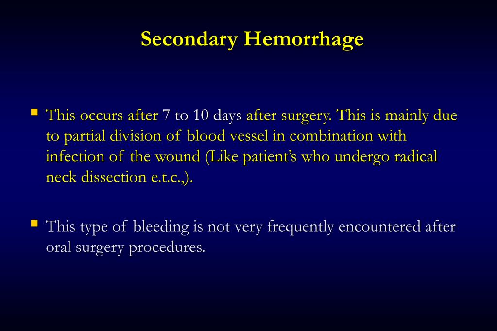 PPT Bleeding Disorders Haemostasis Hemorrhage in Oral Surgery