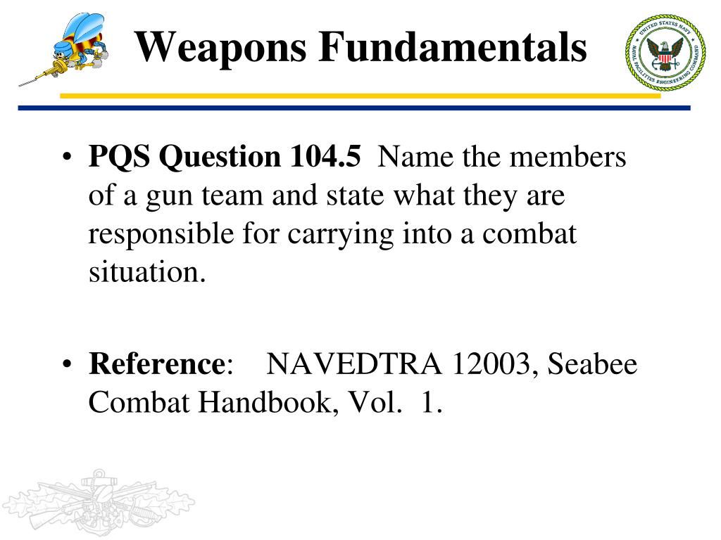 definition weapons assignment