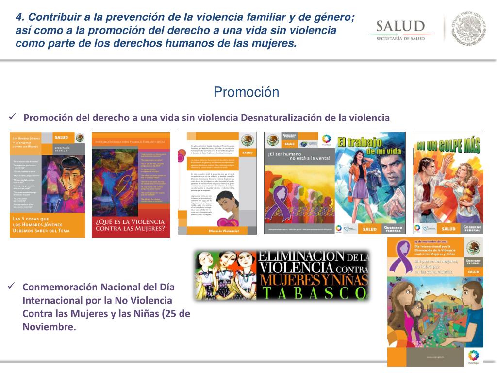 PPT - Prevención de la Violencia Familiar y de Género Una prioridad en ...