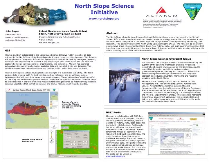 PPT North Slope Science Initiative northslope PowerPoint Presentation